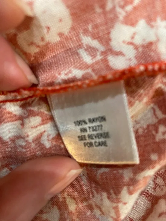 Elle Red & White Floral Halter Tank - Picture 4 of 4